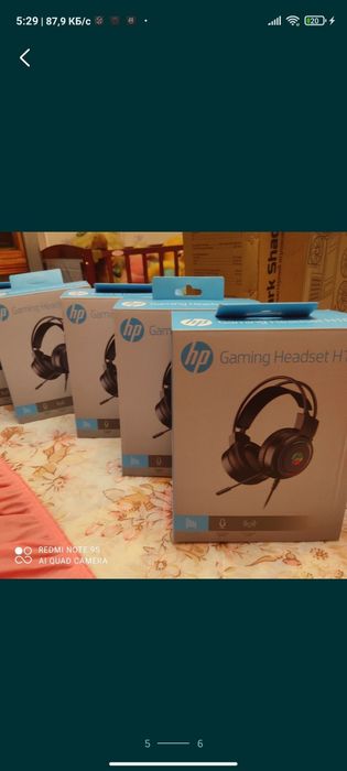 Наушники игровые HP