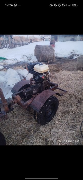 Продам самодельный  мини-трактор переломка