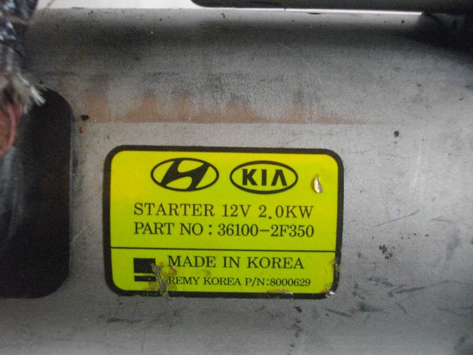 Нов стартер 36100-2F350 за KIA HYUNDAY 12V 2KW 11 зъба ОригиналенКОРЕЯ