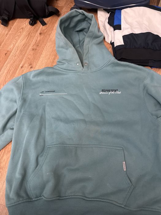 Худи оверсайз бирюзовая