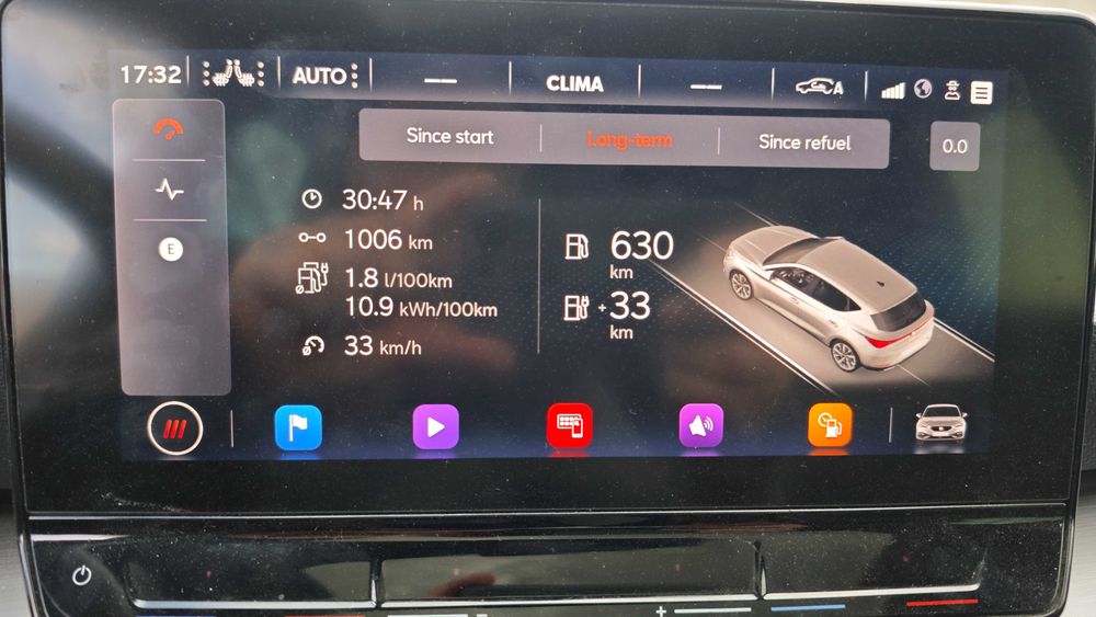 Seat Leon 1.4 e-Hybrid DSG FR plug-in hibrid la comanda FULL EXTRA 3.8 l/100km sau 15,8 kWh/100 km