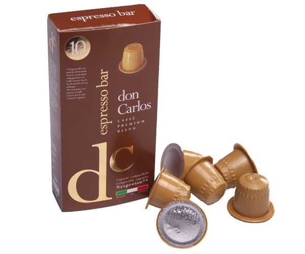 Кофе в капсулах "Don Carlos" для Nespresso. Kofe kapsula "Don Carlos".
