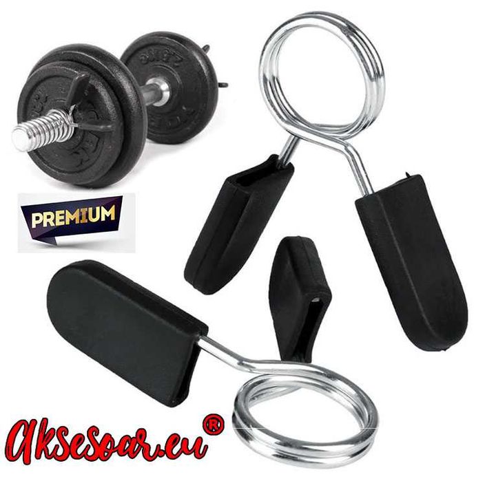 2 бр. 28 мм скоби яка фитнес тежести дъмбел гира щанга лост стопер