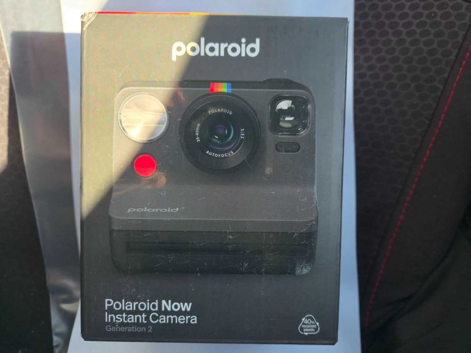 Фотоапарат за моментни снимки Polaroid Now Gen 2 - Black