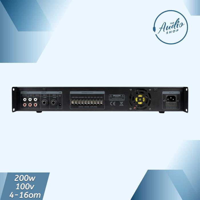 Усилитель 4-16Ω + 100V D-6200A