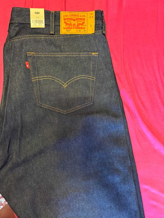 Blugi Levi's Strauss model 501 original albastru inchis Denim