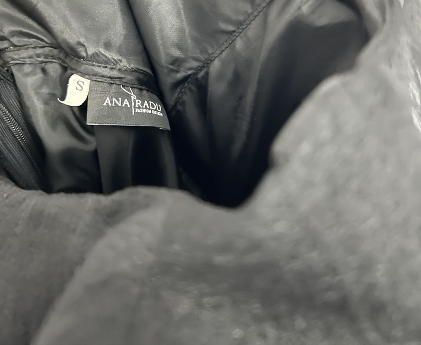 Rochie lunga, eleganta Ana Radu, La Donna: neagra, fucsia, multicolora