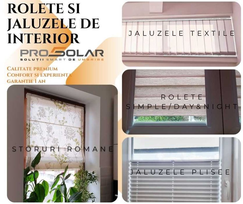 Jaluzele ferestre /Rolete de interior CLUJ-NAPOCA
