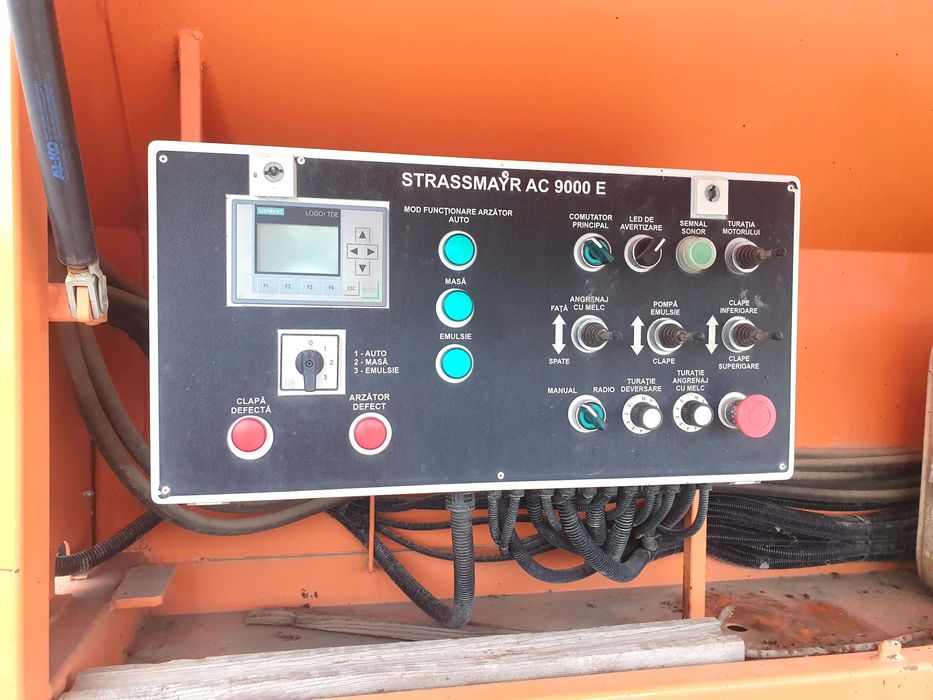 Strassmayr AC 9000 E Termo-Container, pentru asfalt finisor, emulsie