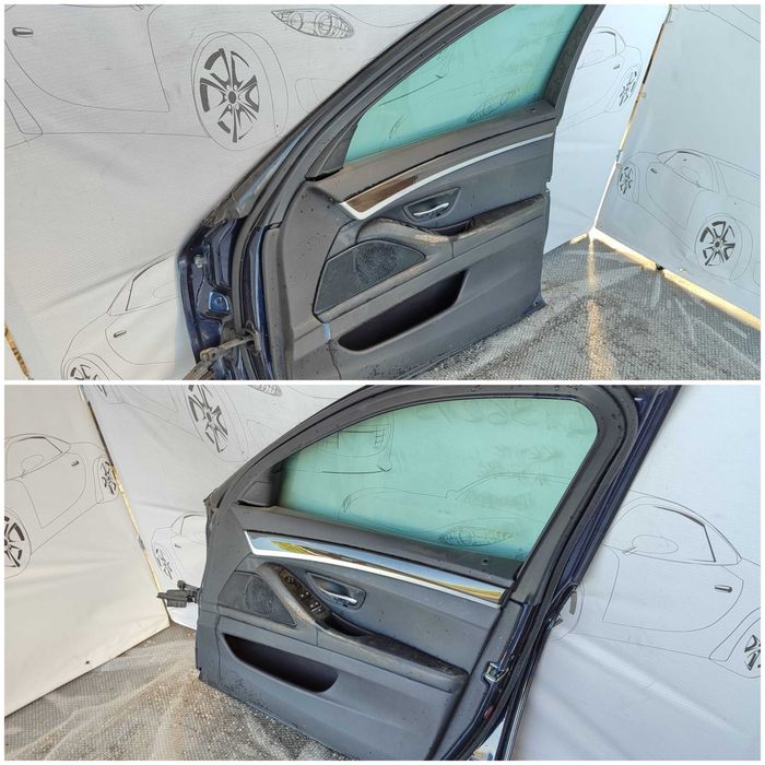 Ușă Față Dreapta BMW 5 F10 F11 Break Albastru Imperialblau Brillanteffekt Metallict A89 41009628754 / 9628754 2011 / [2009-2016] / (12F)