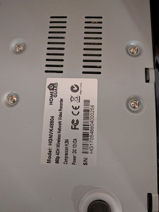 DVR și 4 camere hgnvk4884 homeguard