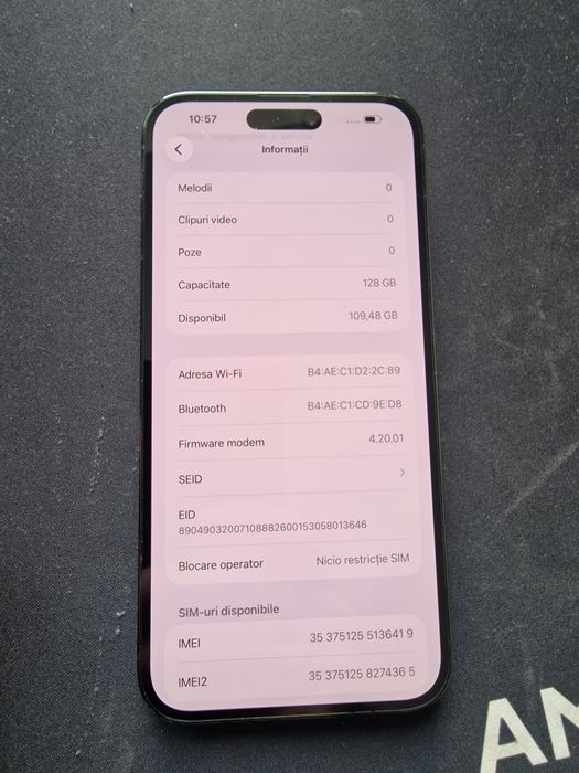 Iphone 14 pro max 128 gb neverlovked