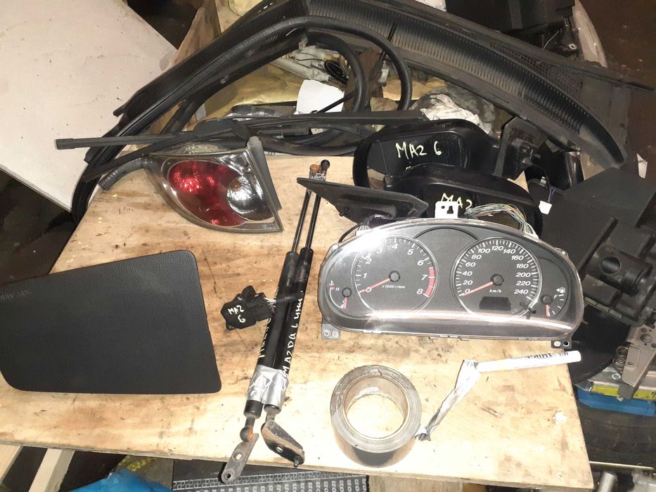 Двери Зеркала Панель Аэрбаги Капот радиатор диффузор   Мазда 6 2004г,