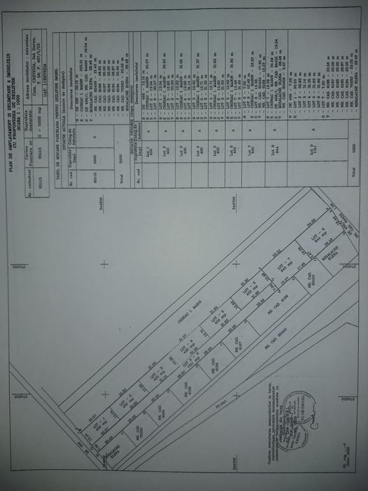 Vand teren intravilan loturi 400 mp CREVEDIA-DARZA 2km de Buftea