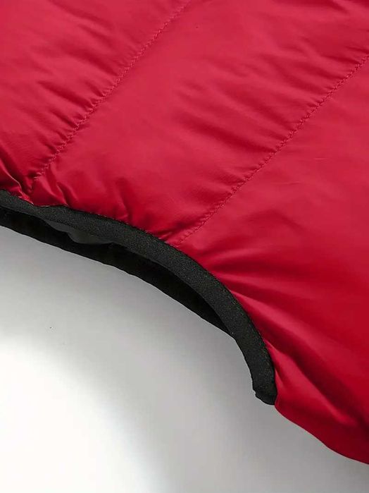 Топъл зимен червен елек, унисекс.