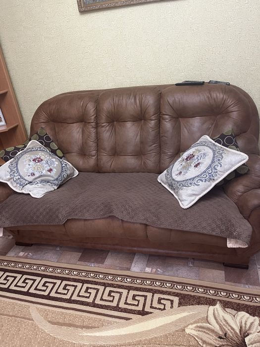 Диван тройка . Двойной диван  раскладывается