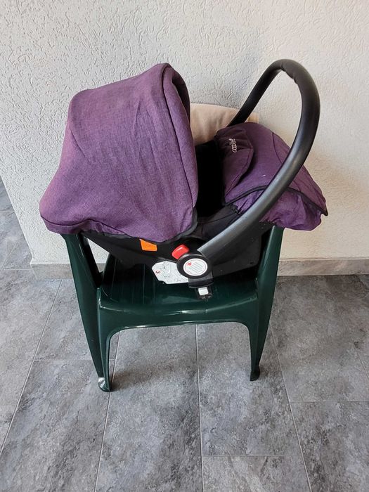 Cărucior copiii 3 in 1, Coccolle in stare bună,  culoarea mov/negru