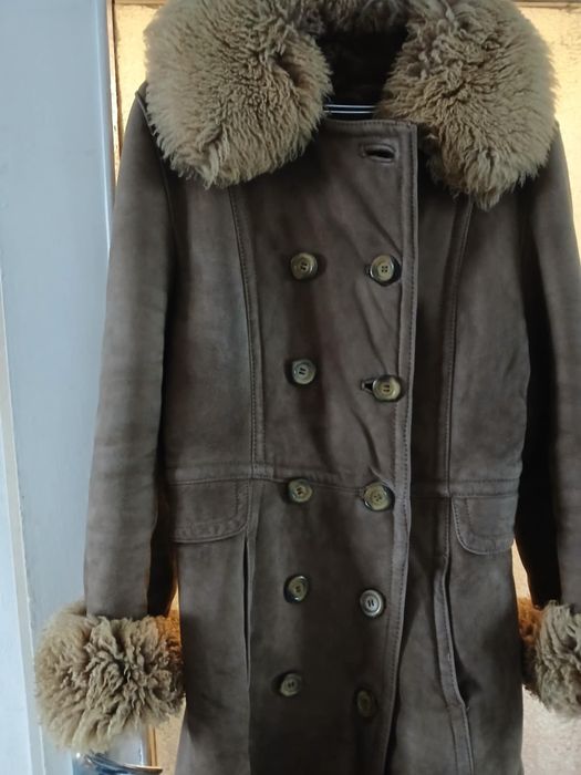 Дамски кожух от естествена кожа