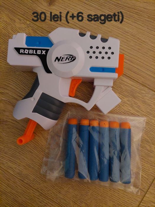 Nerf Blaster + sageti