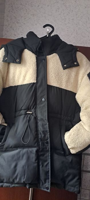Куртка зимняя со вставками
