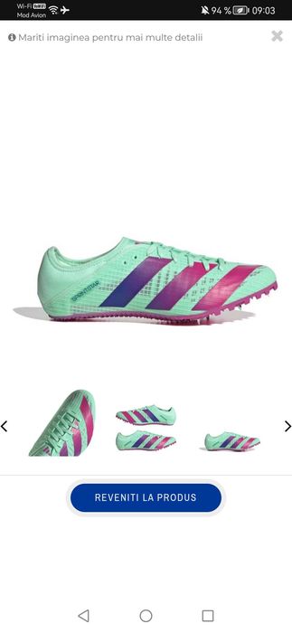 Pantofi cuie atletism