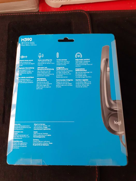 Casti Logitech H390 Professional, Teams, Skype, Gaming, Office, Gaming