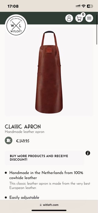 Престилка 100 % Естествена кожа |Witloft