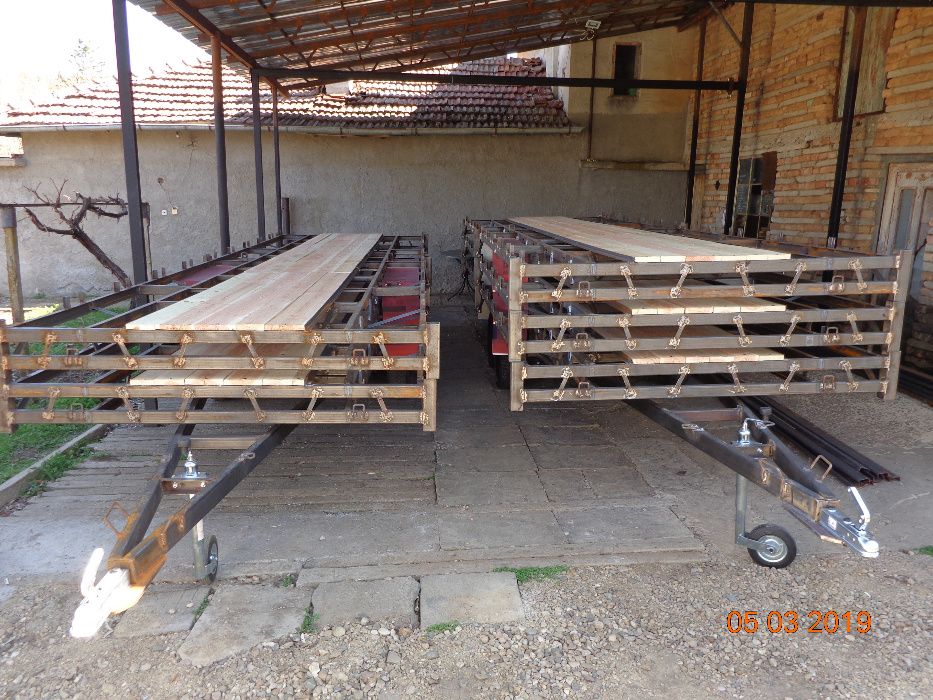 Пчеларска платформа за превозване на пчелни кошери