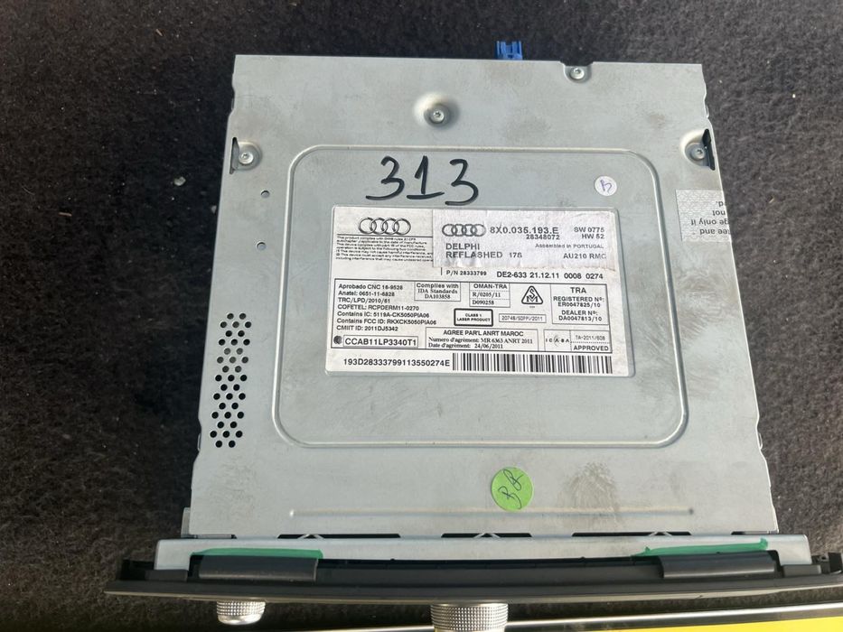 Медия нави радио юнит Audi A1 Q3 8X0035193e Rmc Au210 multimedia н 313