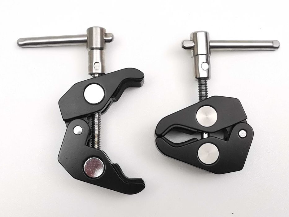 SmallRig SR-1138 професионална клампа с 1/4'' винт и двойна глава за монитор или осветление