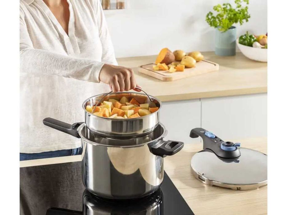 НОВИ! Тенджера под налягане Tefal 6 литра