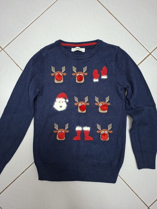 Pulover Craciun marimea 134