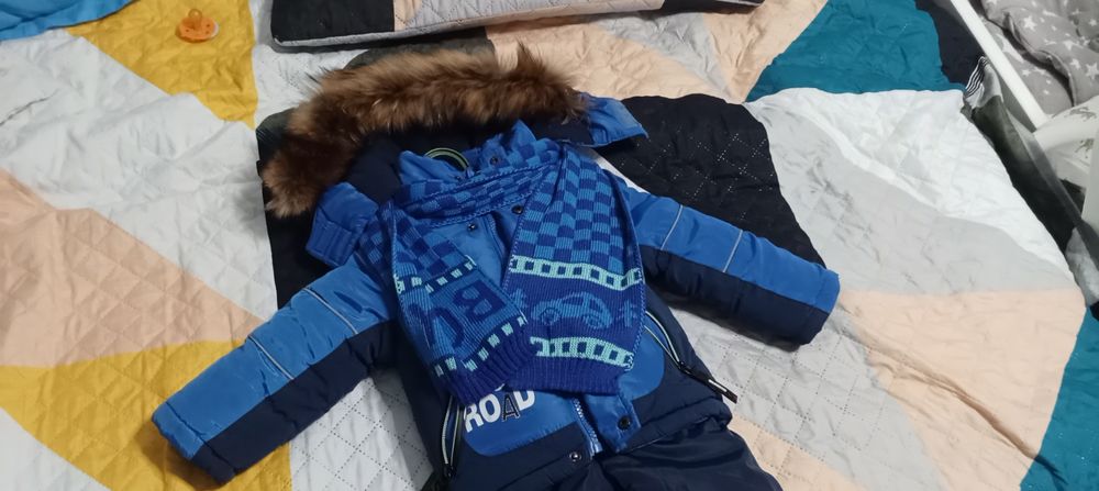 Зимний комбинезон,мальчиковый комбинезон.