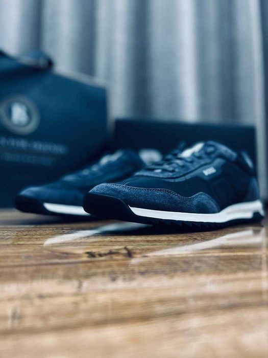 BOSS мужские кроссовки из смешанных материалов РАЗМЕР 39,40