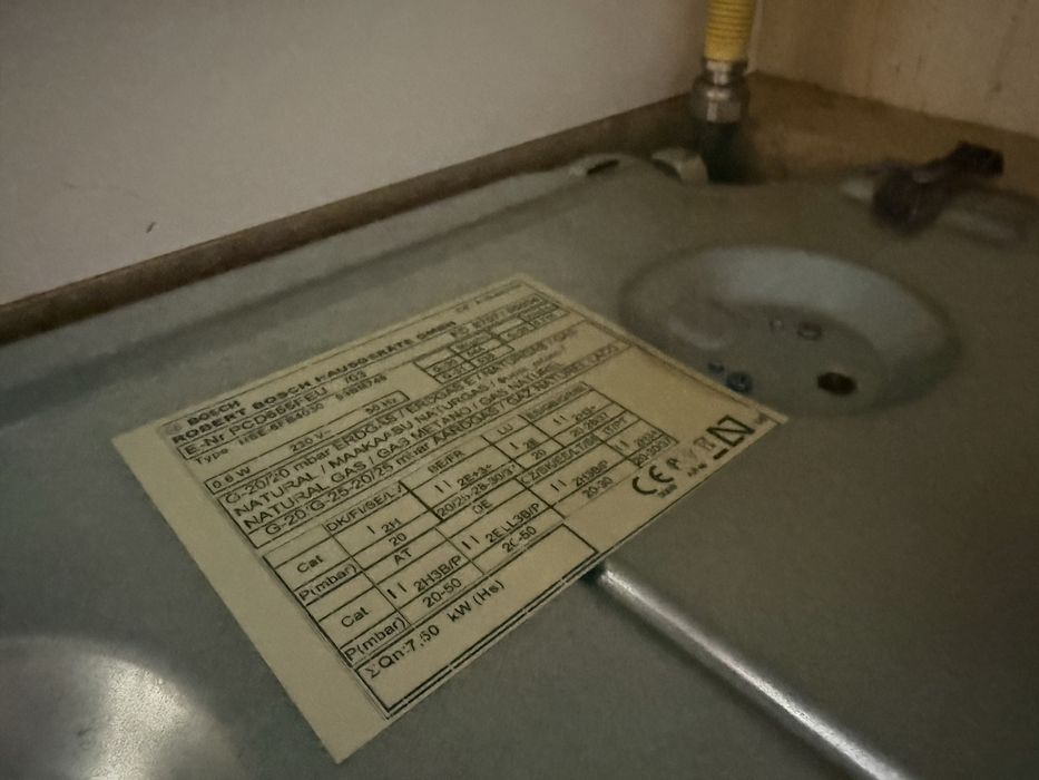 Plita incorporabila Bosch inox gaz perfecta stare / aragaz