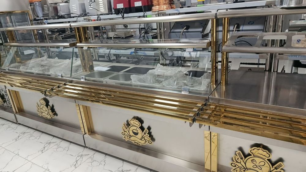 Линия раздачи из нержавейки