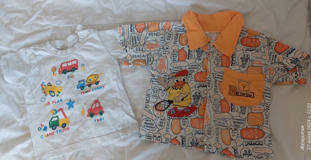 Летние костюмчики для малыша