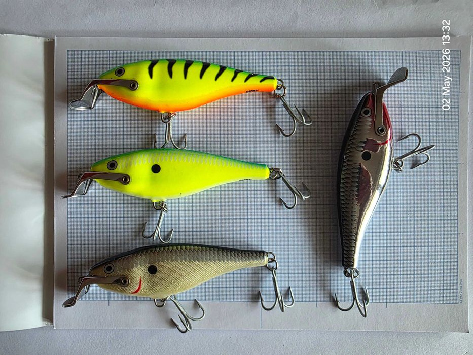 Vobler RAPALA Shad Rap Magnum - 12 cm - 40 g - set 4 voblere