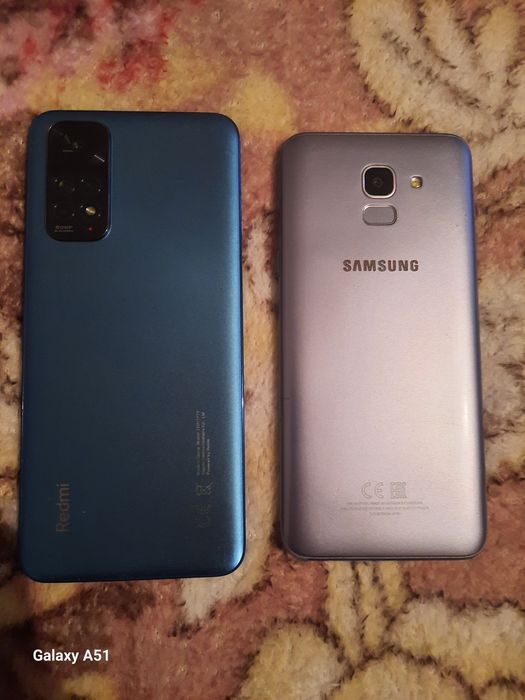 Продам два телефона Redmi Note 11,SAMSUNG J6.