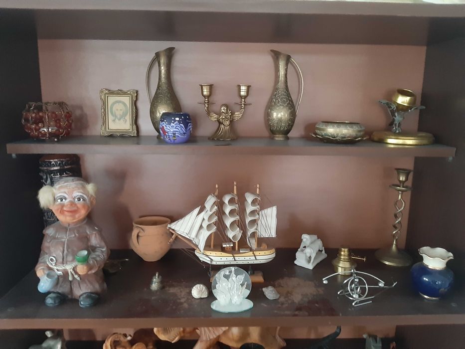 Месингови медни порцеланови дървени керамични декорации