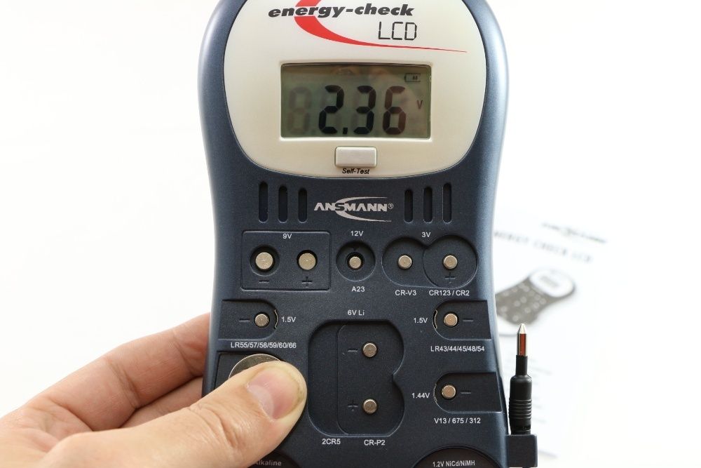 тестер за акумулаторни и алкални батерии ANSMANN, Германия