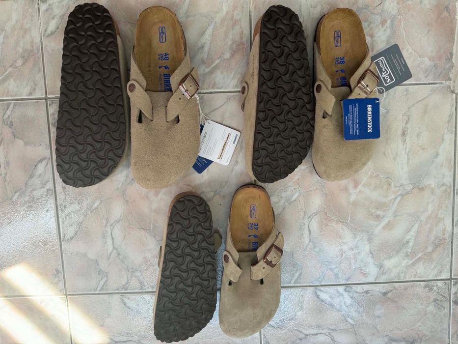 Saboţi 'Boston'BIRKENSTOCK pe Gri Taupe