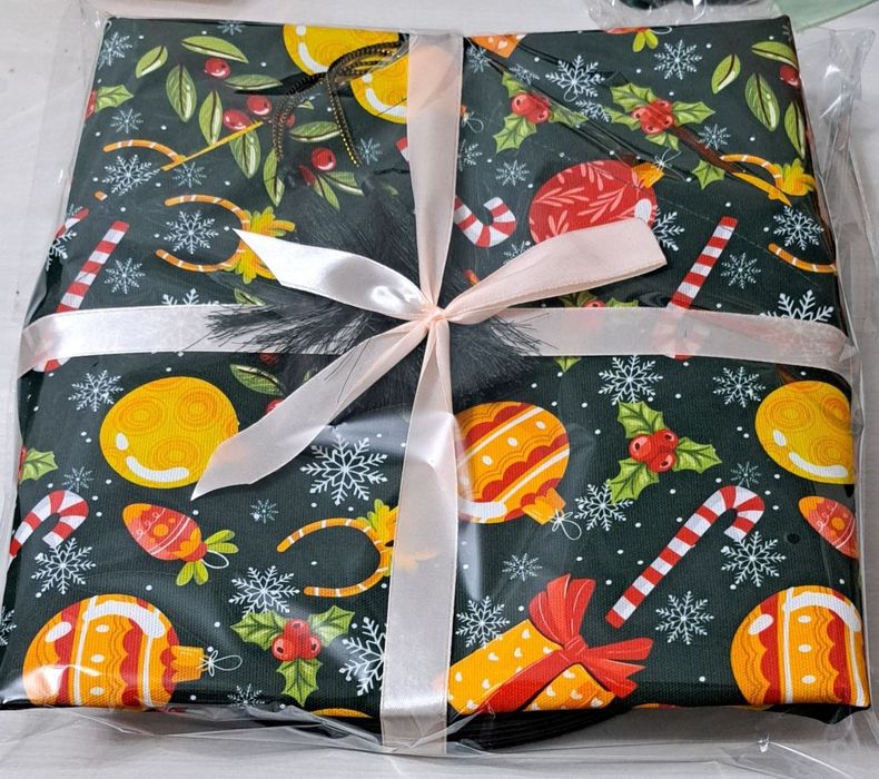 Новогодный скатерт, шоппер, фартук, совга учун копча