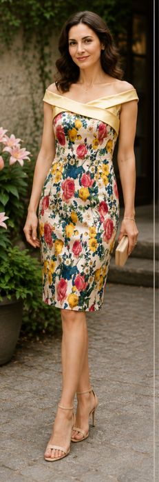 Rochie din mătase naturală imprimată – mărimea 40
