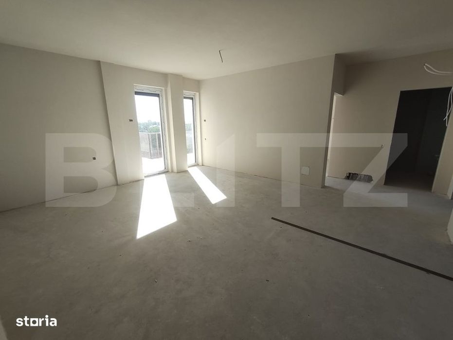 Apartament nou modern, 2 camere, centrala pe gaz si panouri fotovoltai