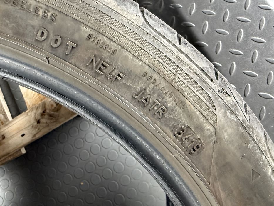 4бр. Летни Рън-Флат Гуми С Борд 225/45R/18 -GOODYEAR- DOT:3419- 4.5мм+4.0мм *100€ за 4бр.*