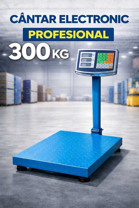 Cantar platforma 300kg profesional afisaj digital mare