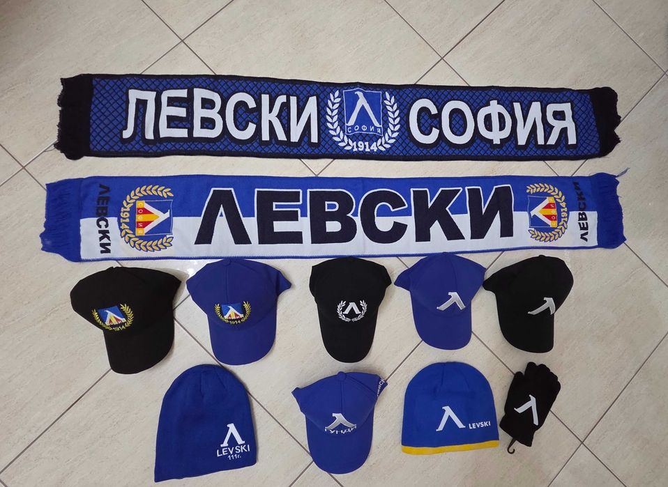 Зимни детско - юношески ръкавици Левски Меси Роналдо Ямал