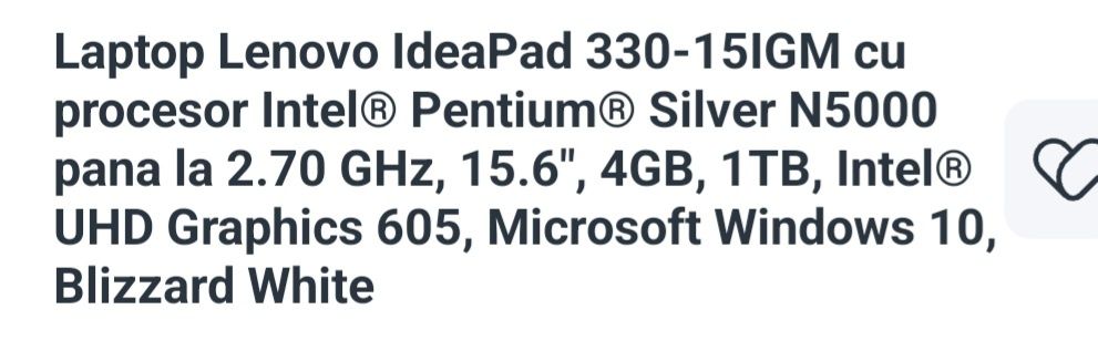 Laptop Lenovo...