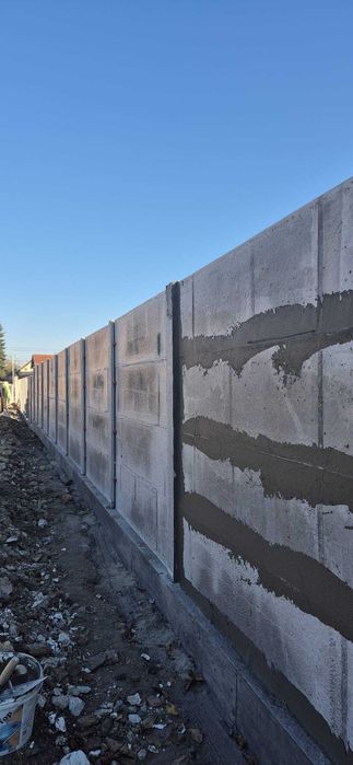 Gard placi beton.Diferite modele: